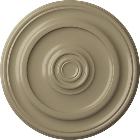 Ekena Millwork Kepler Traditional Ceiling Medallion (For Canopies up to 5 1/4"), 23 5/8"OD x 1 3/4"P, Gobi Desert CM24KPGDF